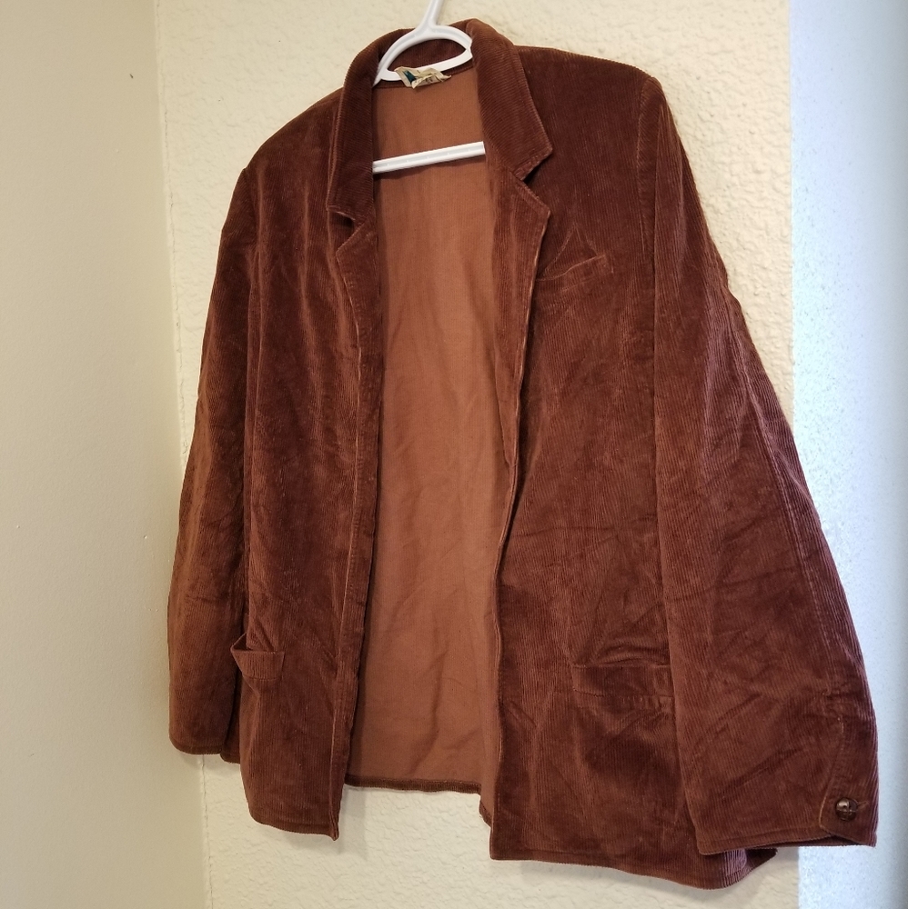 Vintage Butterfly Corduroy Jacket